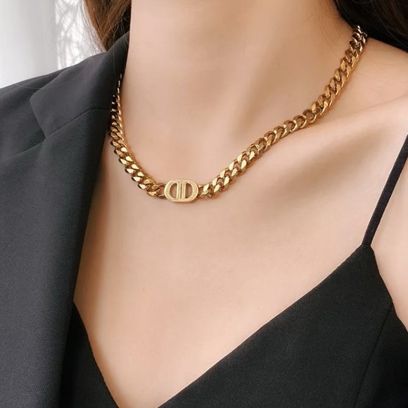 💛18K gold plated db necklace - Picture 5 of 7